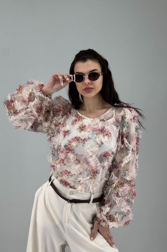 Дамска блуза в екрю