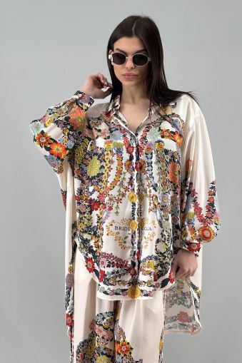 Дамска сатенена риза