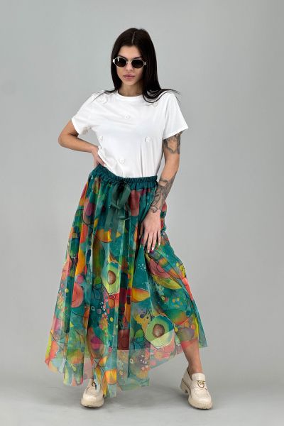 Дамска тениска в бяло