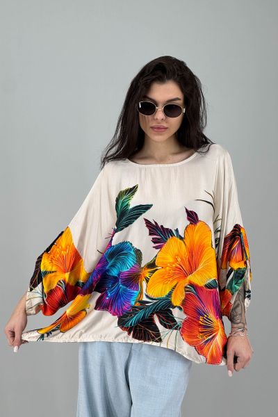 Дамска сатенена блуза