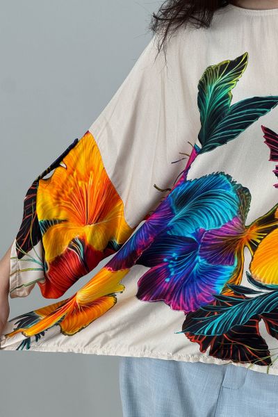 Дамска сатенена блуза