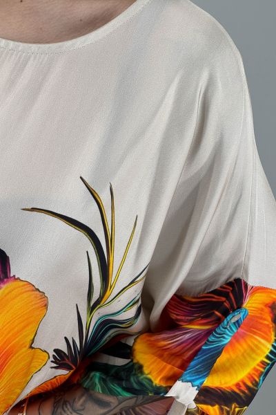 Дамска сатенена блуза