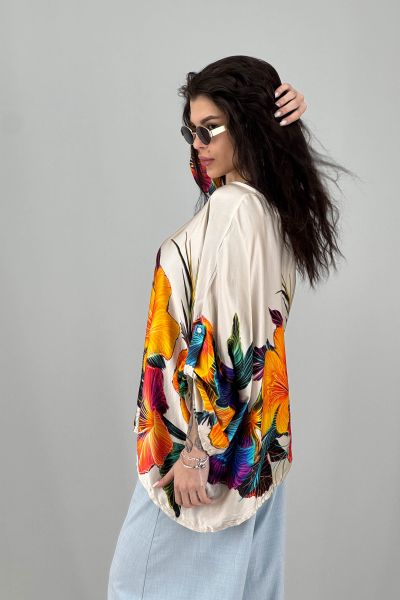 Дамска сатенена блуза