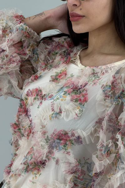 Дамска блуза в екрю