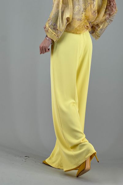Дамски панталон в жълто