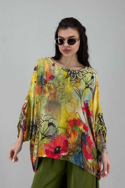 Дамска сатенена блуза