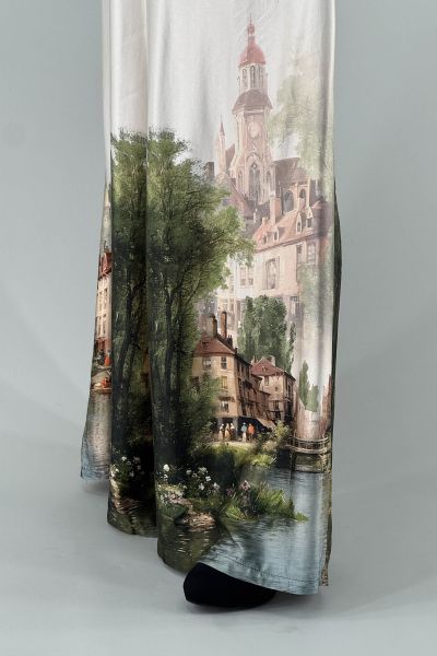 Дамски сатенен панталон