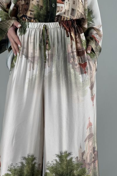 Дамски сатенен панталон