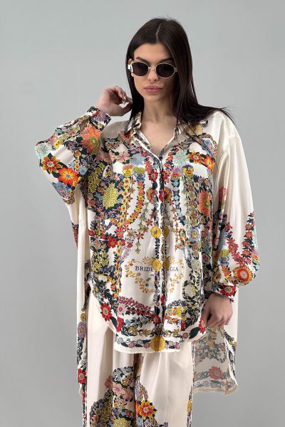 Дамска сатенена риза