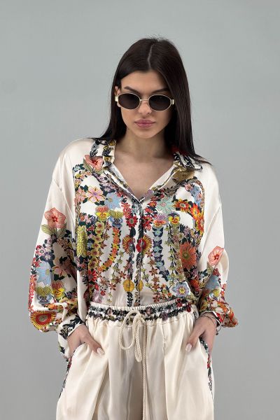 Дамска сатенена риза