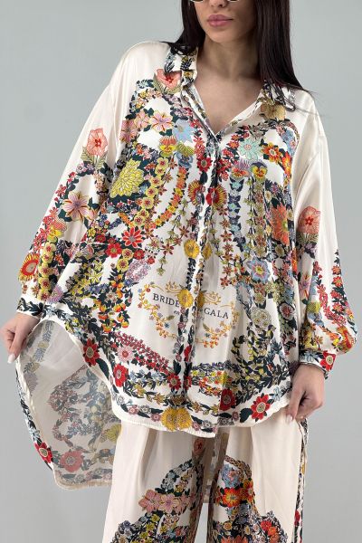 Дамска сатенена риза