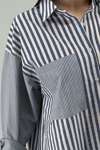 Дамска риза в светло синьо