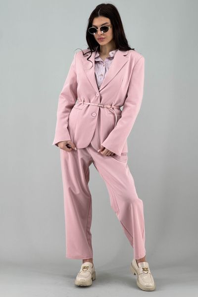 Дамско сако в цвят пудра