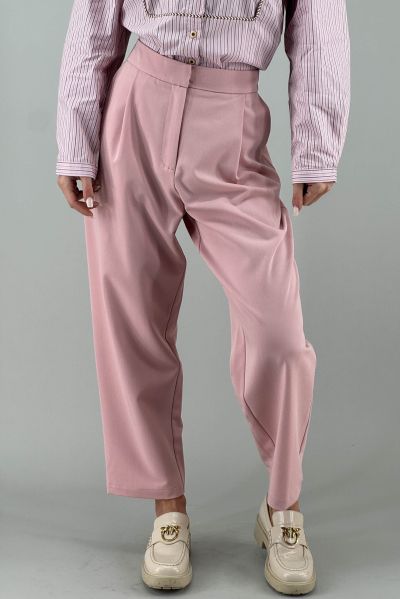 Дамски панталон в цвят пудра