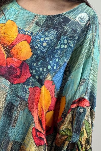 Дамска сатенена блуза