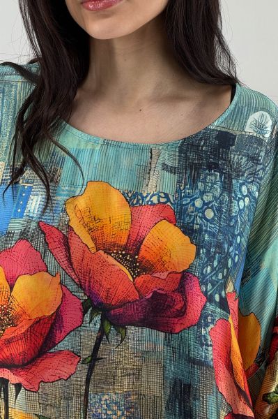 Дамска сатенена блуза