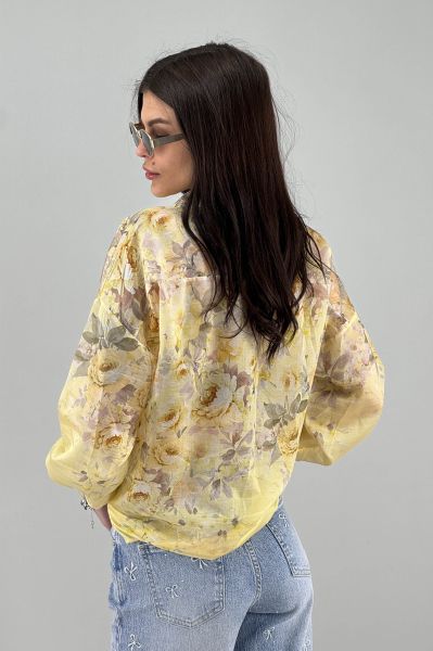Дамска риза в жълто