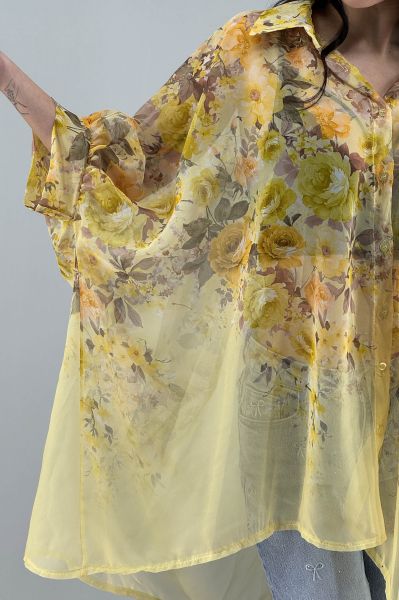 Дамска риза в жълто