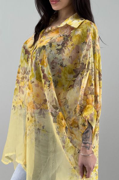 Дамска риза в жълто