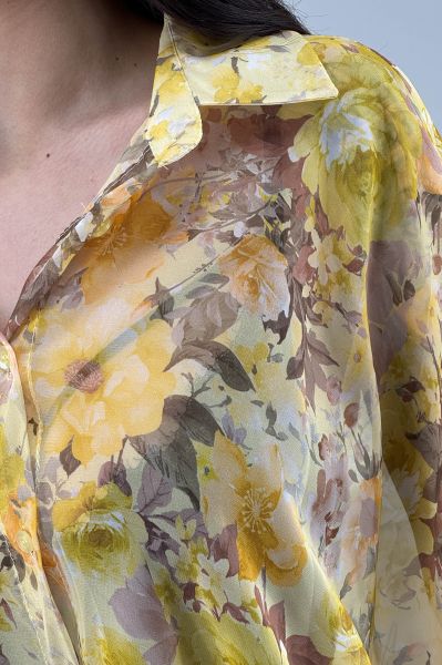 Дамска риза в жълто