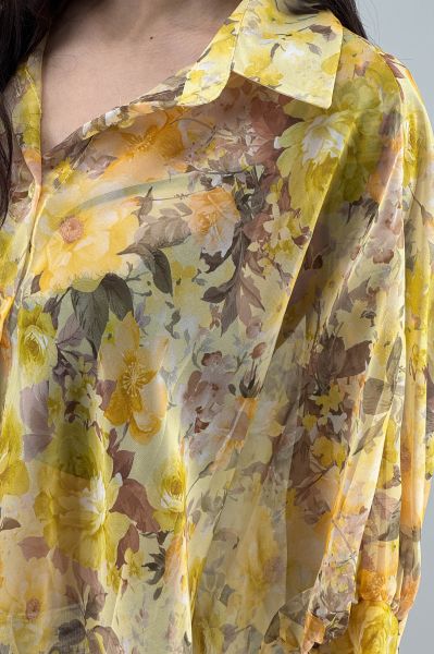 Дамска риза в жълто