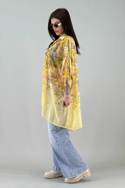 Дамска риза в жълто