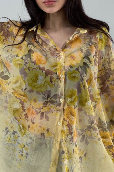 Дамска риза в жълто