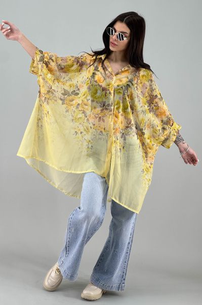 Дамска риза в жълто