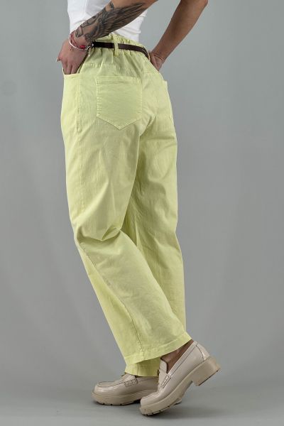 Дамски панталон в жълто