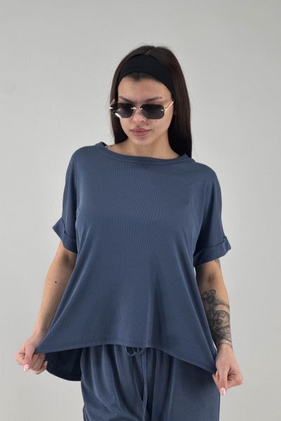 Дамска блуза в синьо