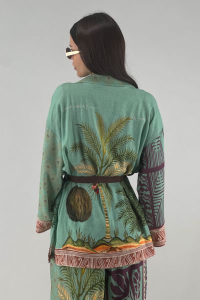 Дамска ленена жилетка 