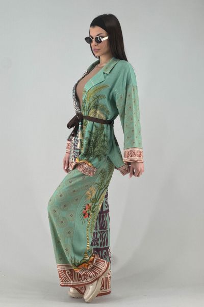 Дамска ленена жилетка 