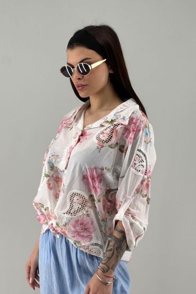 Дамска риза с бродерия
