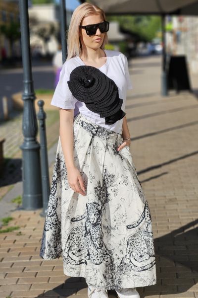 Дълга пола от памук